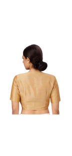 Antique gold blouse by Kurti Connection USA