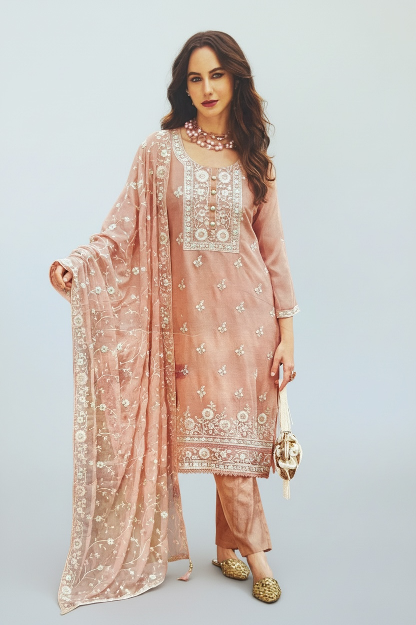 Wedding guest collection : Chiffon Salwar set
