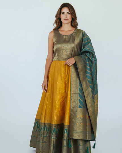 Wedding guest collection: silk long gown