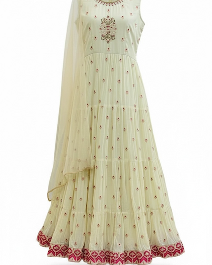 Chiffon long Kurti : Anarkali set