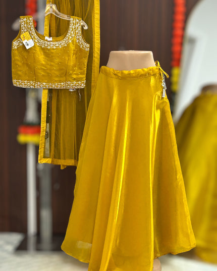 Tissue organza lehenga Choli - Kurti Connection USA