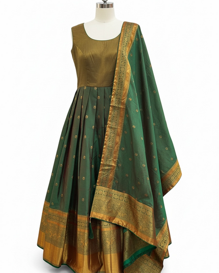 Silk Anarkali set