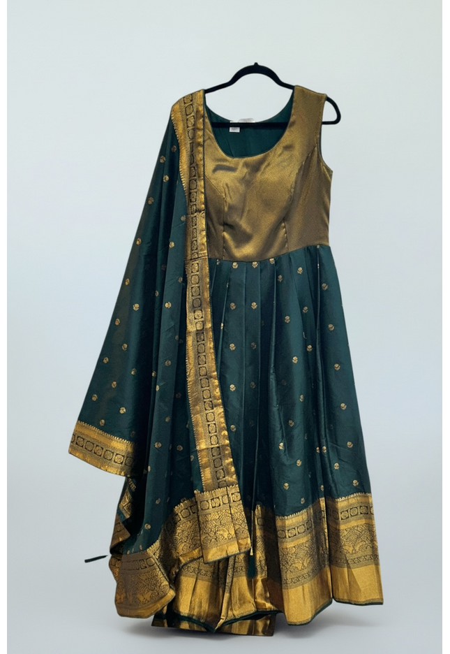 Silk Anarkali set