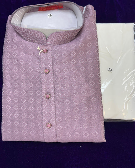 Purple silk Kurta
