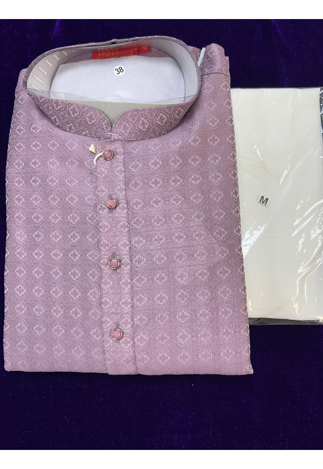 Purple silk Kurta