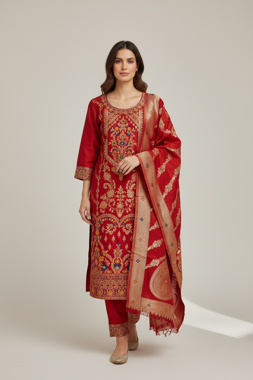 Banarasi salwar suit by Kurti Connection USA