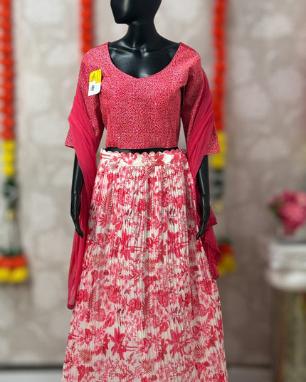Chiffon lehenga Choli set - Kurti Connection USA