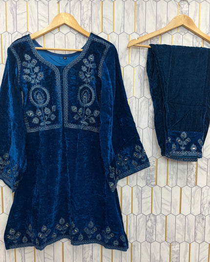 Velvet salwar suit / Co ord set