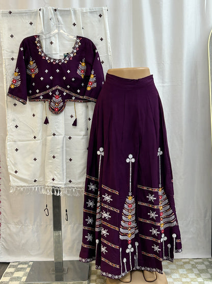 Cotton chaniya choli set