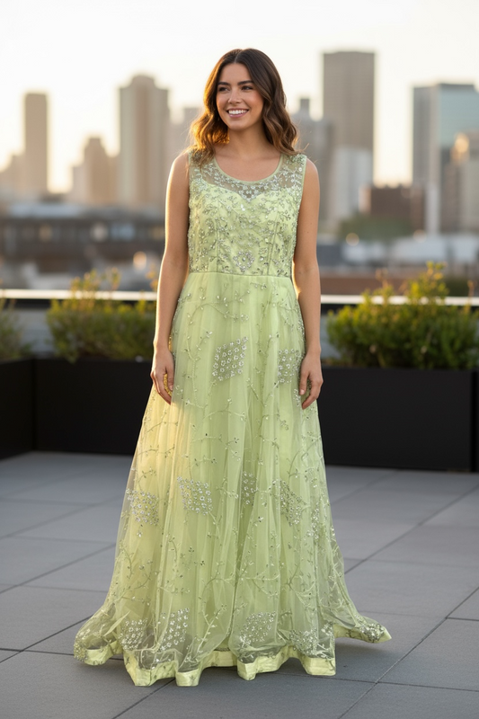 Party wear long gown