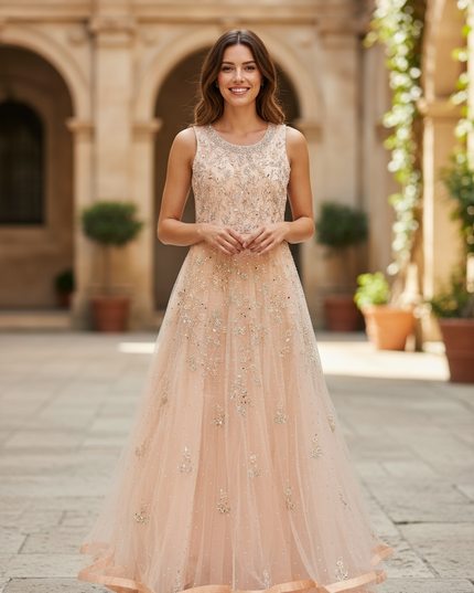 Heavy party wear long gown - Kurti Connection USA