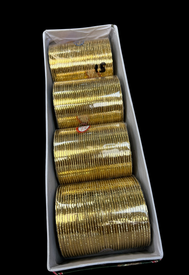 Gold bangles : Set of 36 bangles - Kurti Connection USA