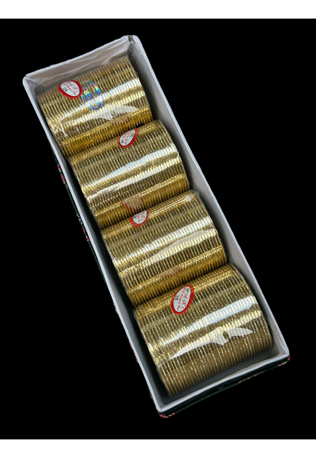Gold bangles : Set of 36 bangles - Kurti Connection USA