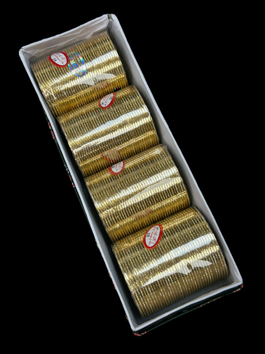 Gold bangles : Set of 36 bangles