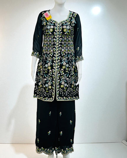 Short kurti with Plazzo set - Kurti Connection USA