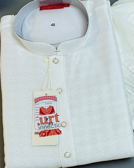 Silk kurta pajama set - Kurti Connection USA