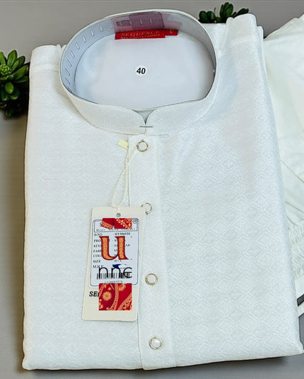 Silk kurta pajama set - Kurti Connection USA