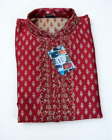 Silk short Kurta - Kurti Connection USA