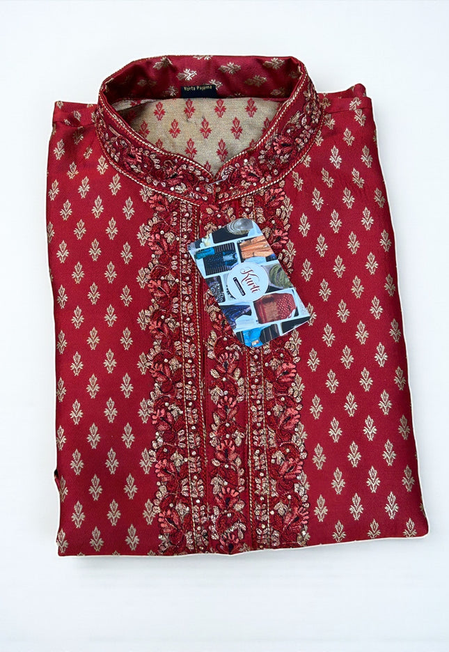 Silk short Kurta - Kurti Connection USA