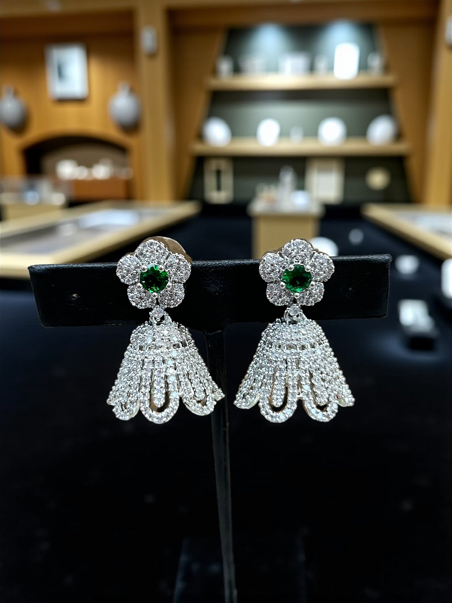 Small jhumki earrings - Kurti Connection USA