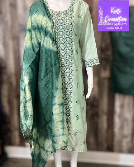Three piece suit , salwar suit - Kurti Connection USA
