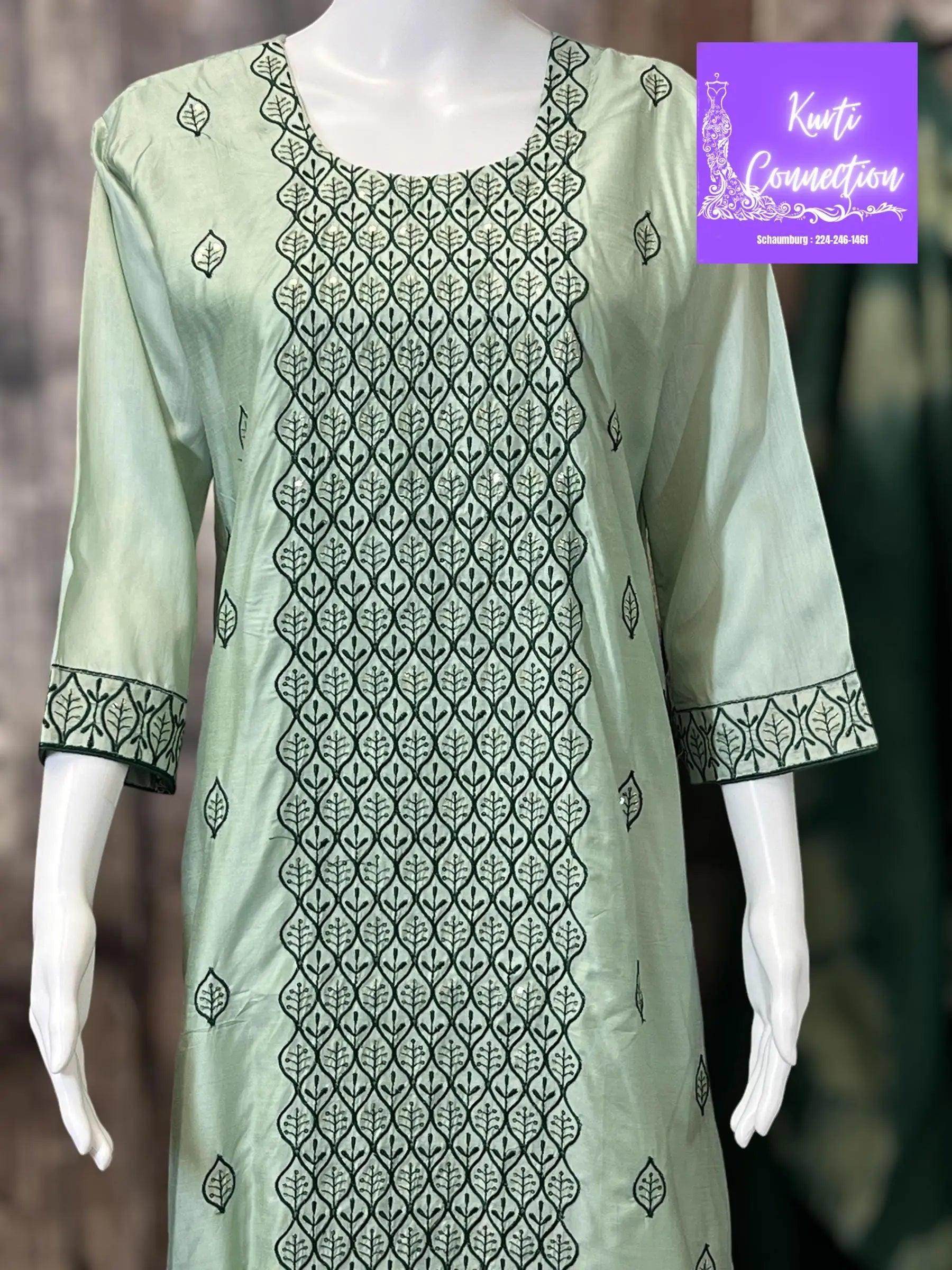 Three piece suit , salwar suit - Kurti Connection USA