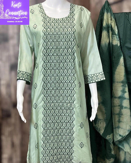 Three piece suit , salwar suit - Kurti Connection USA