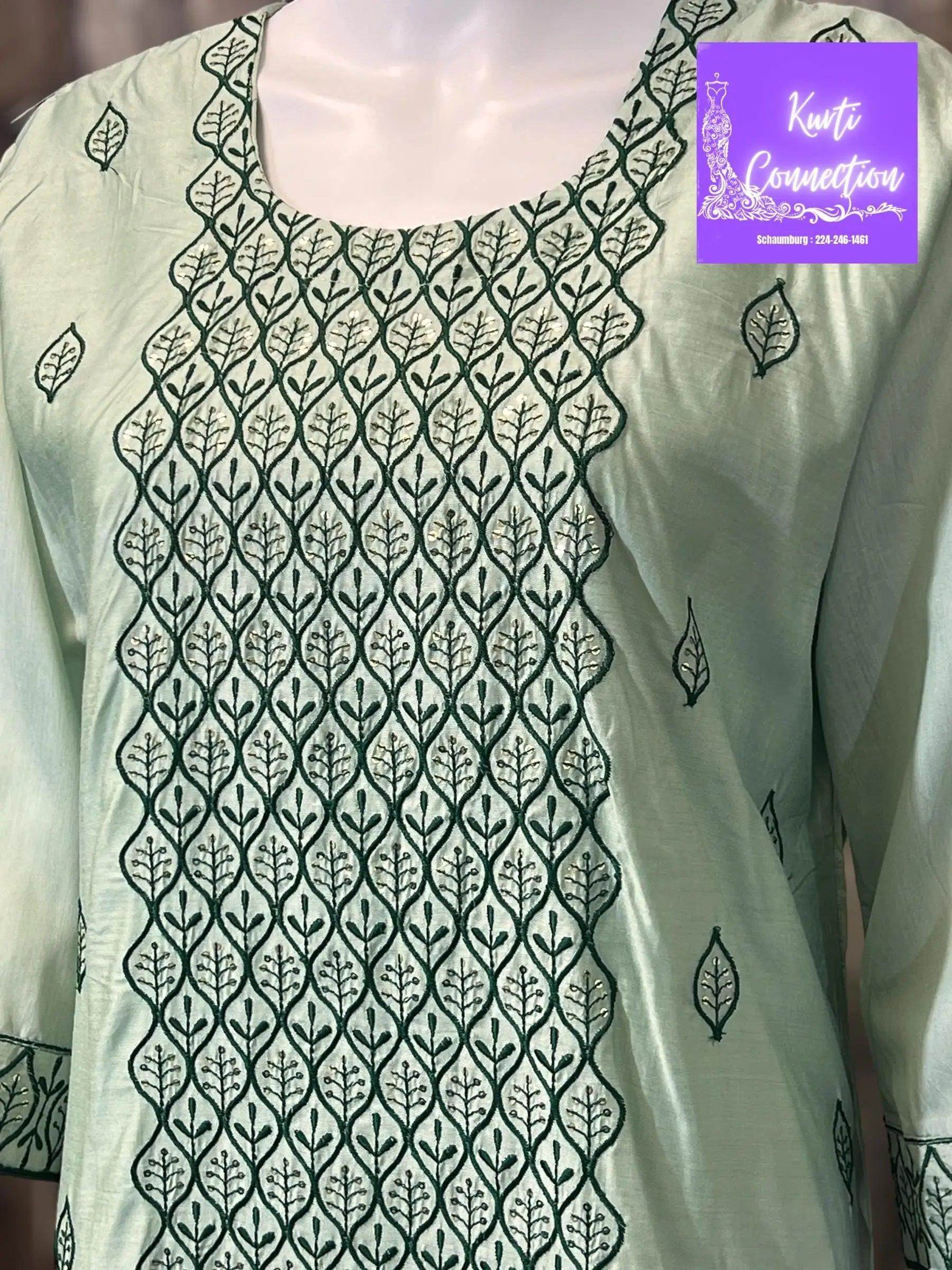 Three piece suit , salwar suit - Kurti Connection USA