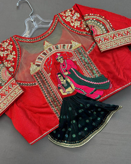 Dulha dulhan blouse - Kurti Connection USA
