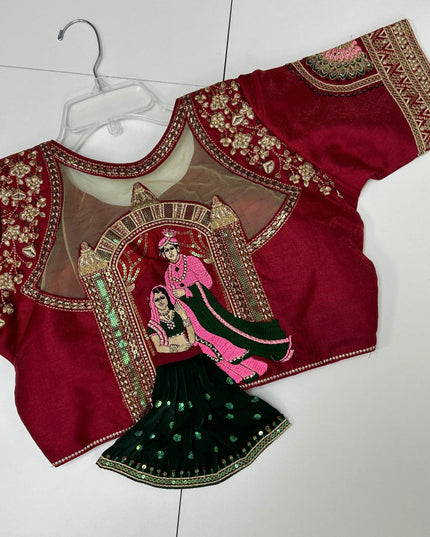 Dulha dulhan blouse - Kurti Connection USA