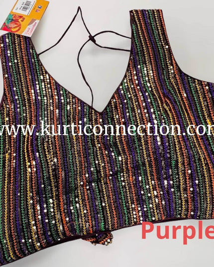 Sequin blouse - Kurti Connection USA