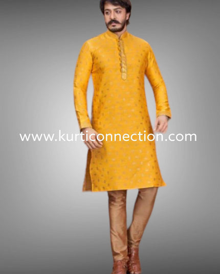 Silk kurta pajaama set - Kurti Connection USA