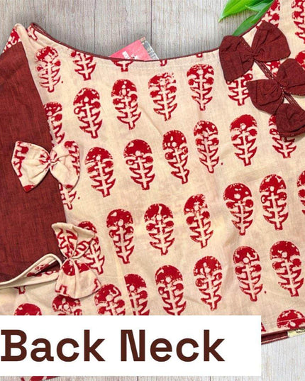 6034 Pen Kalamkari blouses | cotton kalamkari blouse - Kurti Connection USA
