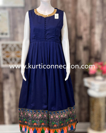 Party wear long kurti - Kurti Connection USA