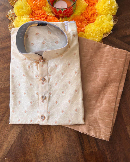 Silk kurta pajama for boys - Kurti Connection USA