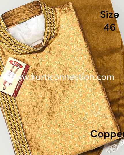 Silk kurta : Size 46 - Kurti Connection USA