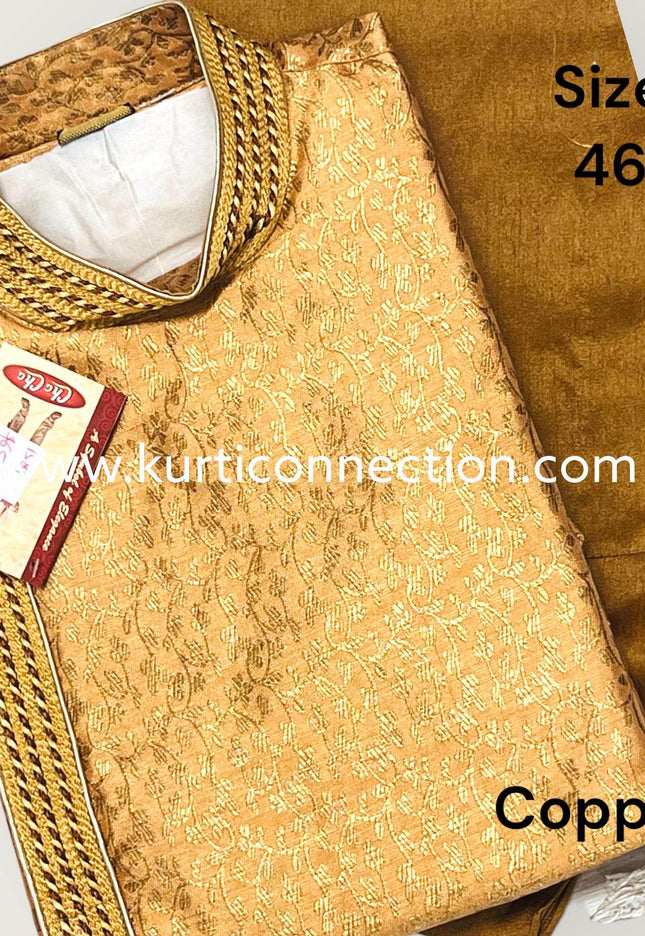 Silk kurta : Size 46 - Kurti Connection USA