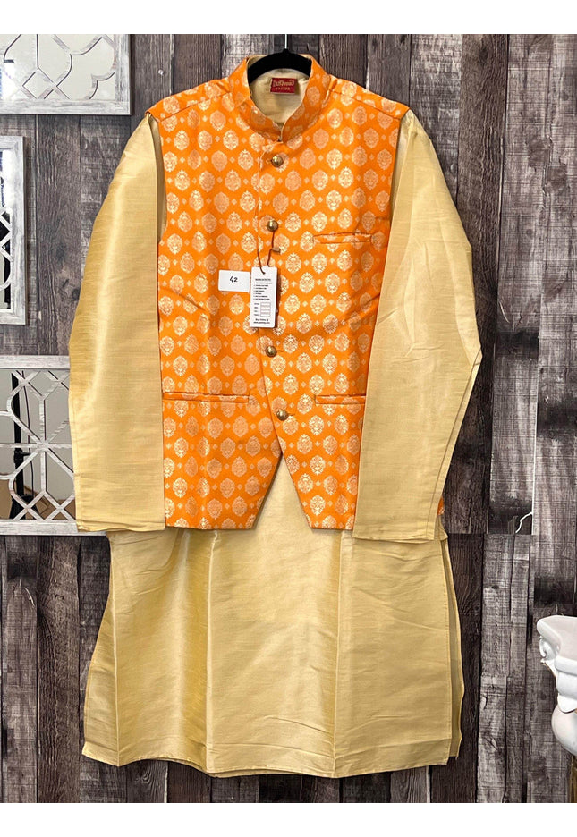 Mens kurta with Jacket - Kurti Connection USA