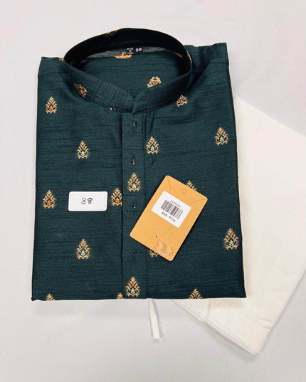 Silk kurta pajama set , Mens kurta pajaama - Kurti Connection USA