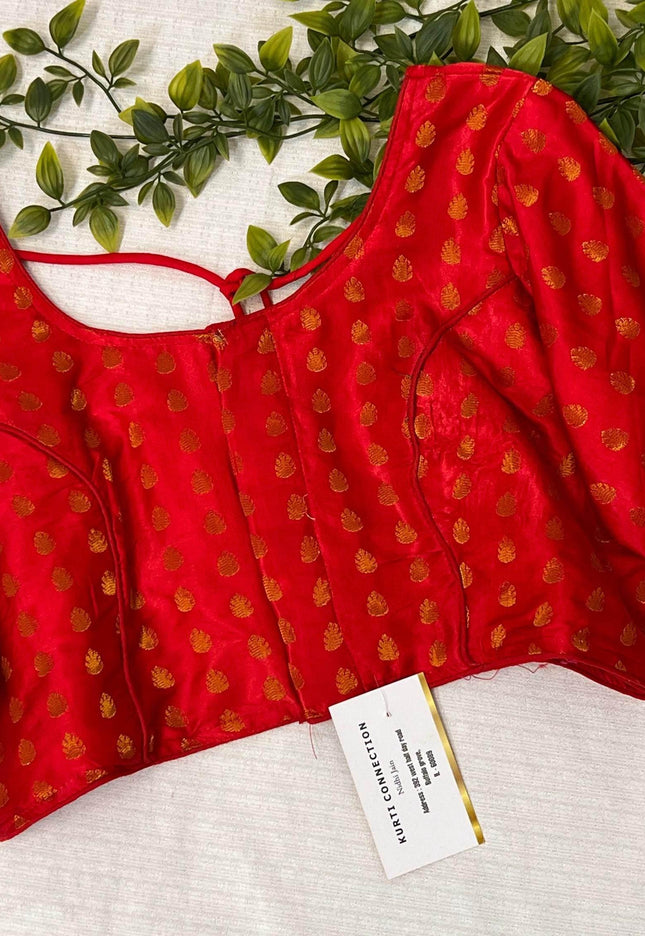Red blouse - Kurti Connection USA