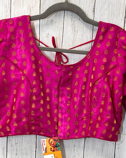 Dark pink blouse - Kurti Connection USA