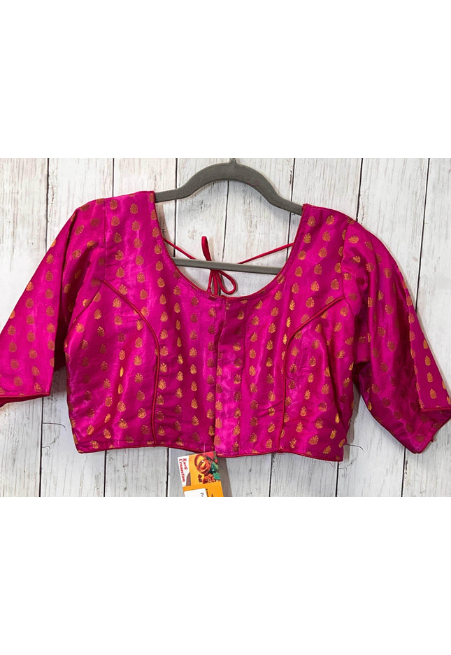 Dark pink blouse - Kurti Connection USA