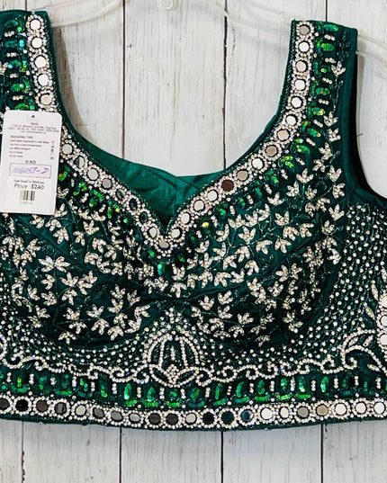 Heavy party wear blouse - Kurti Connection USA