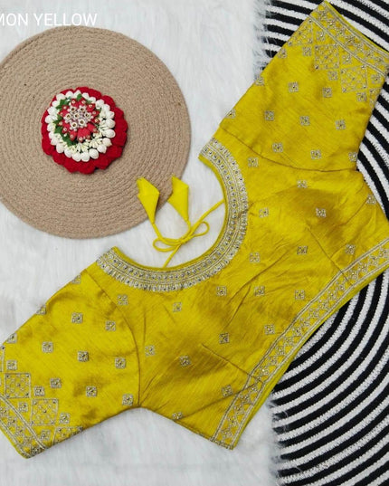 Silk blouses : Silver jari - Kurti Connection USA