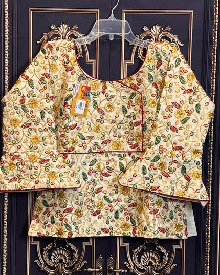 Long blouse for saree / lehenga - Kurti Connection USA