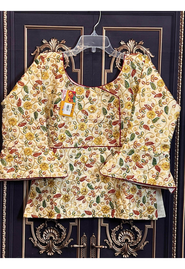 Long blouse for saree / lehenga - Kurti Connection USA