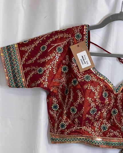 Silk blouse - Kurti Connection USA