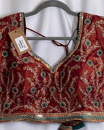 Silk blouse - Kurti Connection USA