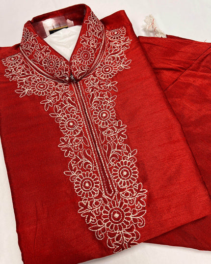 Size 46/ silk kurta pajaama set - Kurti Connection USA