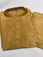 Gold kurta pajaama set - Kurti Connection USA